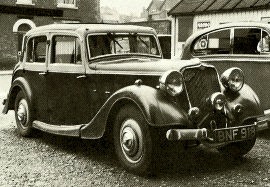 1936 Crossley Regis 1½-Litre Saloon
