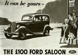 1936 Ford Popular Saloon Model Y - the "£100 Ford"