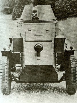 Hillman 10 HP chassis with Turreted Armoured Hull Gnat