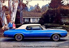 1972 Oldsmobile Cutlass Supreme Hardtop 2 Door