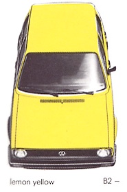 Volkswagen Lemon Yellow