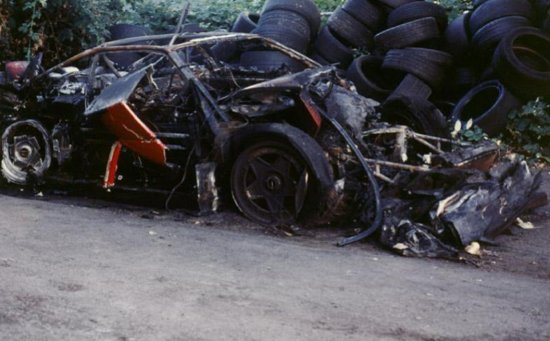 Wrecked Dream Cars Ferrari F40