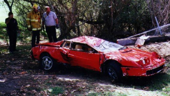 Wrecked Dream Cars Ferrari Testarossa