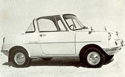 The 1960 Mazda R360, which was powered by a twin-cylinder 356cc engine