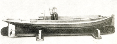 Early Daimler Motorized Boat