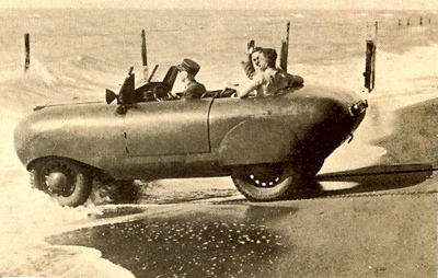 1938 Demonstration of a Hans Trippel Amphibious design