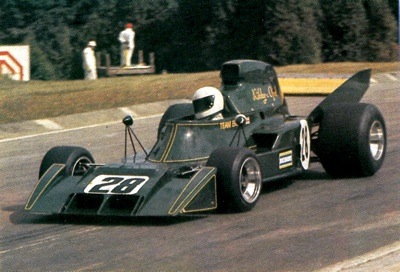 Rikki von Opel in action during practice for the 1973 United States Grand Prix