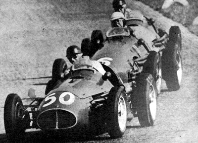 1953 Italian GP, Fangio, Ascari and Marimon