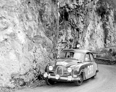 Erik Carlsson at the Monte-Carlo Rally in 1964