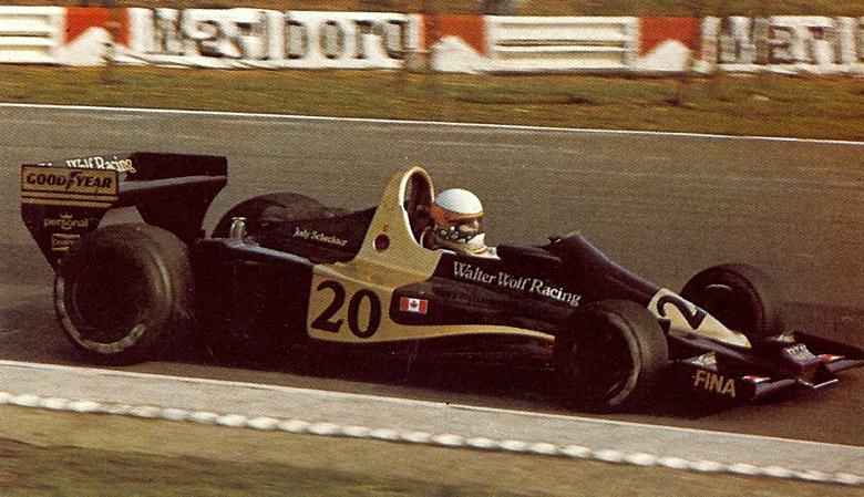 Jody Scheckter with the neat Wolf at the Brands Hatch Race of Champions in March 1977