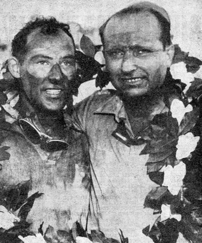 First and Second Place for Fangio and Sterling Moss in the 1955 Buenos Aires GP