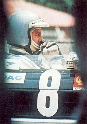 PIERS COURAGE British Race Car Driver PICTURE FACT CARD 