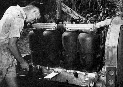 1906 Itala 4 Cylinder Engine
