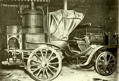 Amedee Bollee's first 1878 steam-powered car