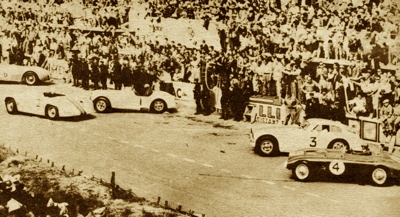 The start of the 1953 Le Mans