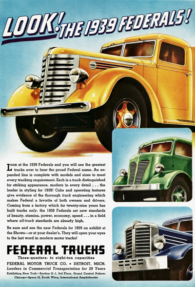 1939 Federal Heavy Duty Truck