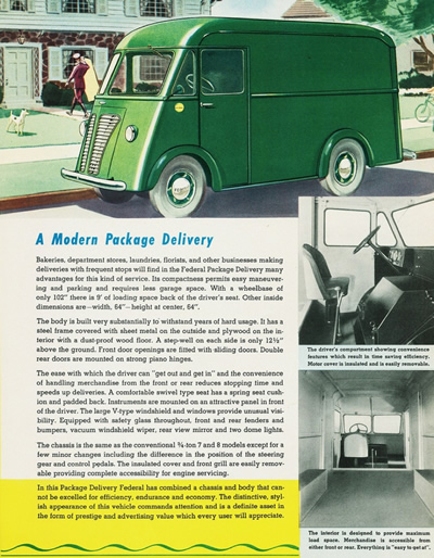 1939 Federal Parcel Delivery Van