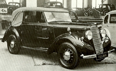 1938 Hillman Minx Cabriolet