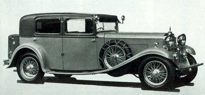 1931 Sunbeam 25 Monte Carlo Rally Saloon