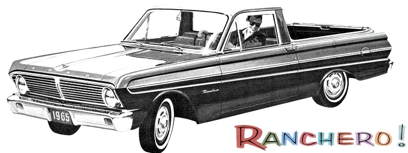1960 Ford Ranchero Postcard
