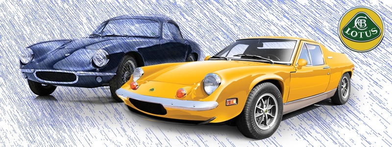 1969 to 1974 Lotus Paint Charts and Color Codes