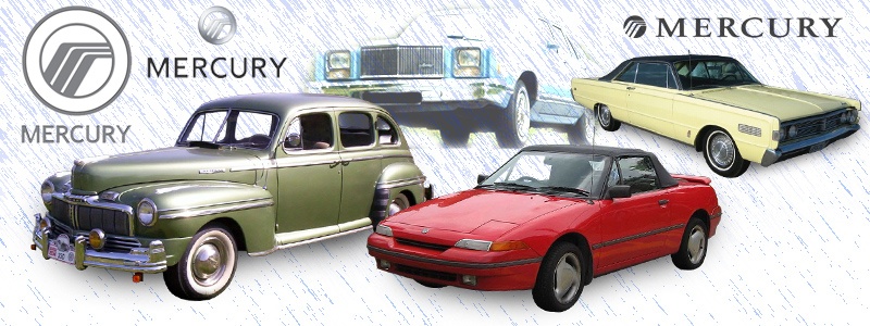 1992 Mercury Paint Charts and Color Codes