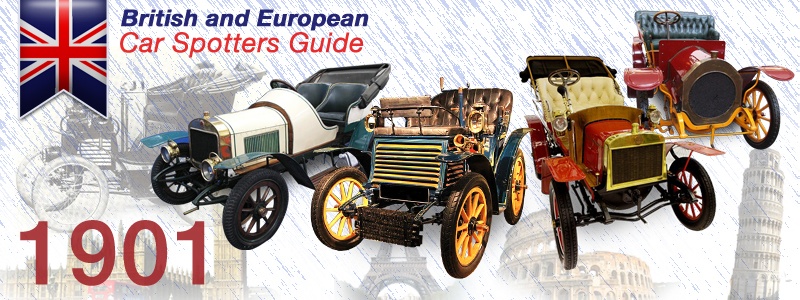 1901 British and European Car Spotters Guide
