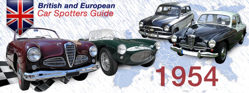 1954 British and European Car Spotters Guide