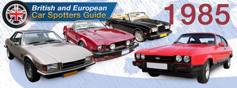 1985 British and European Car Spotters Guide