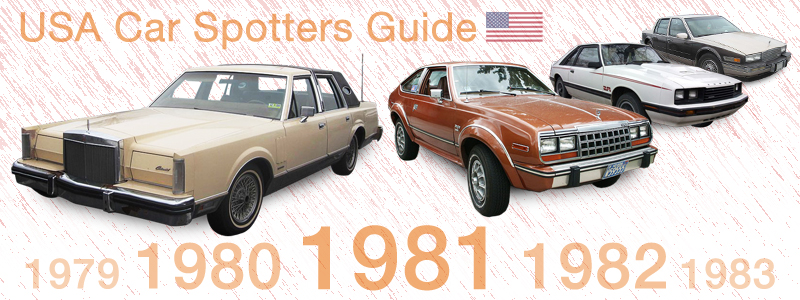 American Car Spotters Guide - 1981