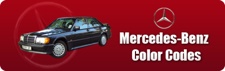 Mercedes-Benz Color Codes