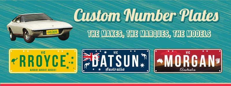 Custom Plates - Cars: The Makes, The Marques, The Models