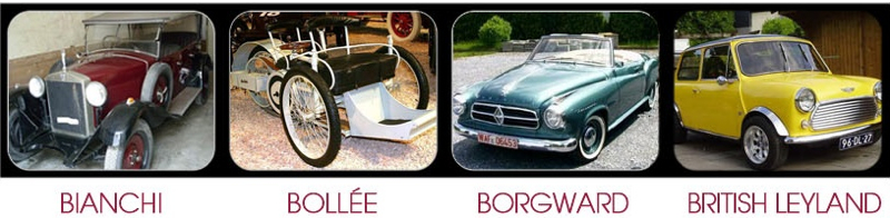 Bianchi, Bollee, Borgward, British Leyland